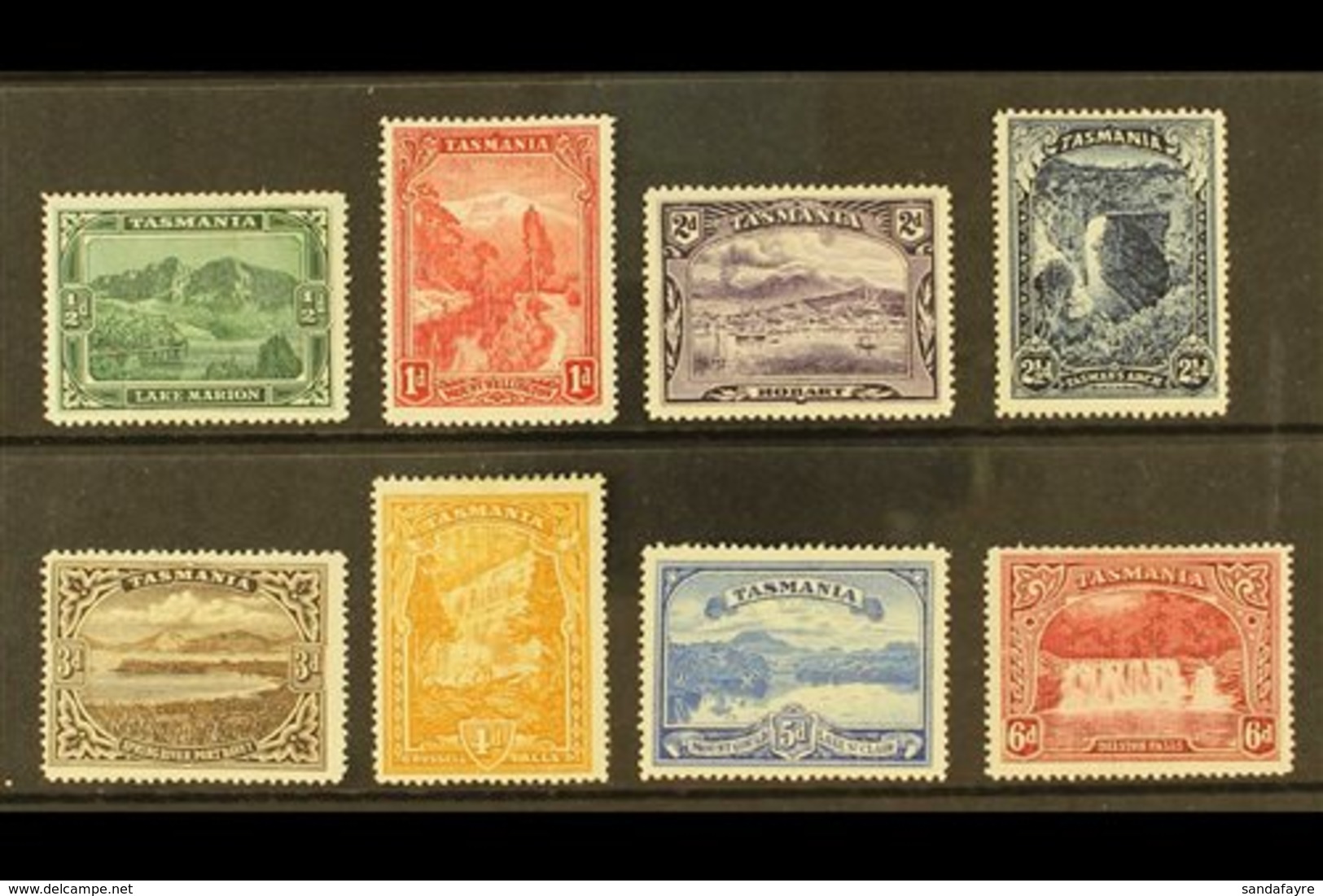 \Y TASMANIA\Y 1899-1900 Pictorials Complete Set, SG 229/36, Fine Mint, Fresh. (8 Stamps) For More Images, Please Visit H - Other & Unclassified