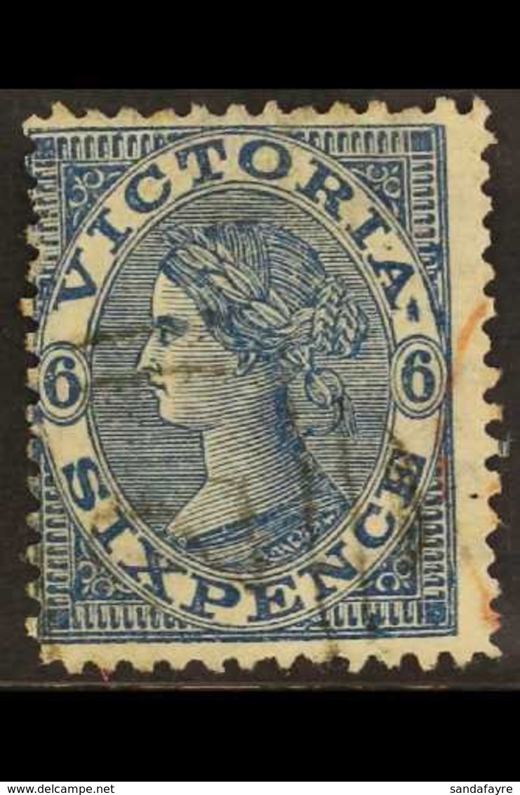 \Y VICTORIA\Y 1867-70 6d Blue, Watermark "SIX PENCE", SG 164, FINELY USED. For More Images, Please Visit Http://www.sand - Autres & Non Classés