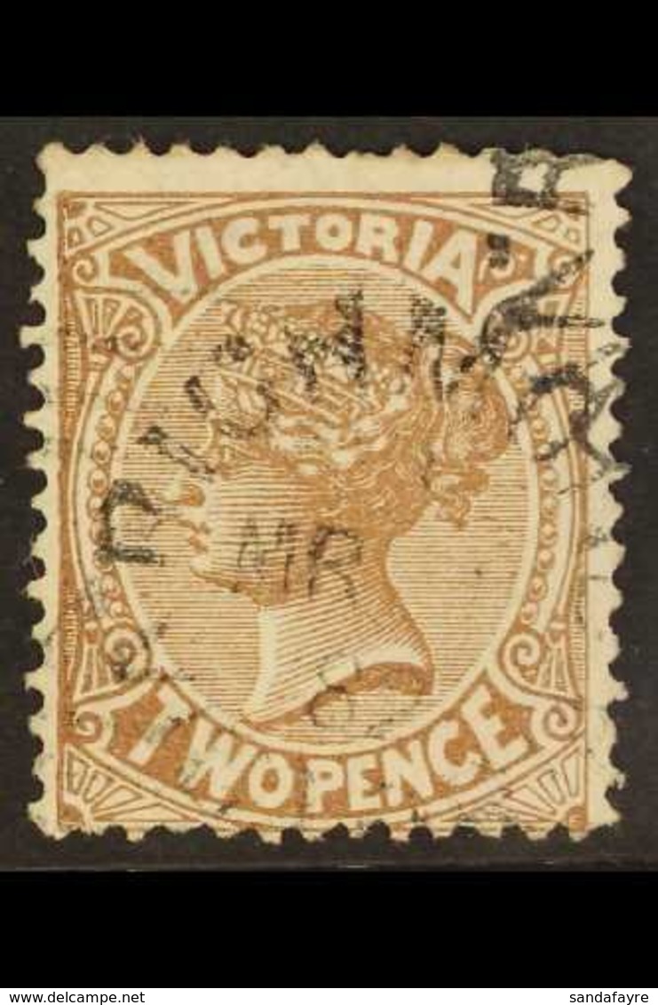 \Y VICTORIA\Y 1880-84 2d Sepia, Mixed Perf 13 And 12, SG 203, Very Fine Used With Clear Richmond March 1882 Cds, Very Sc - Sonstige & Ohne Zuordnung