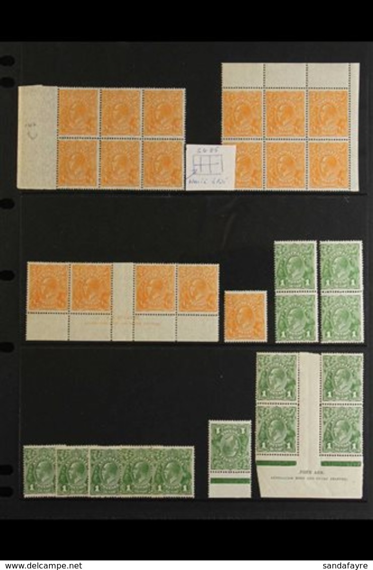 \Y 1926-30 KGV HEADS VFM / NHM PERF 14 COLLECTION.\Y A Beautiful Collection Of Issues Watermarked Small Crown Over A Wit - Autres & Non Classés