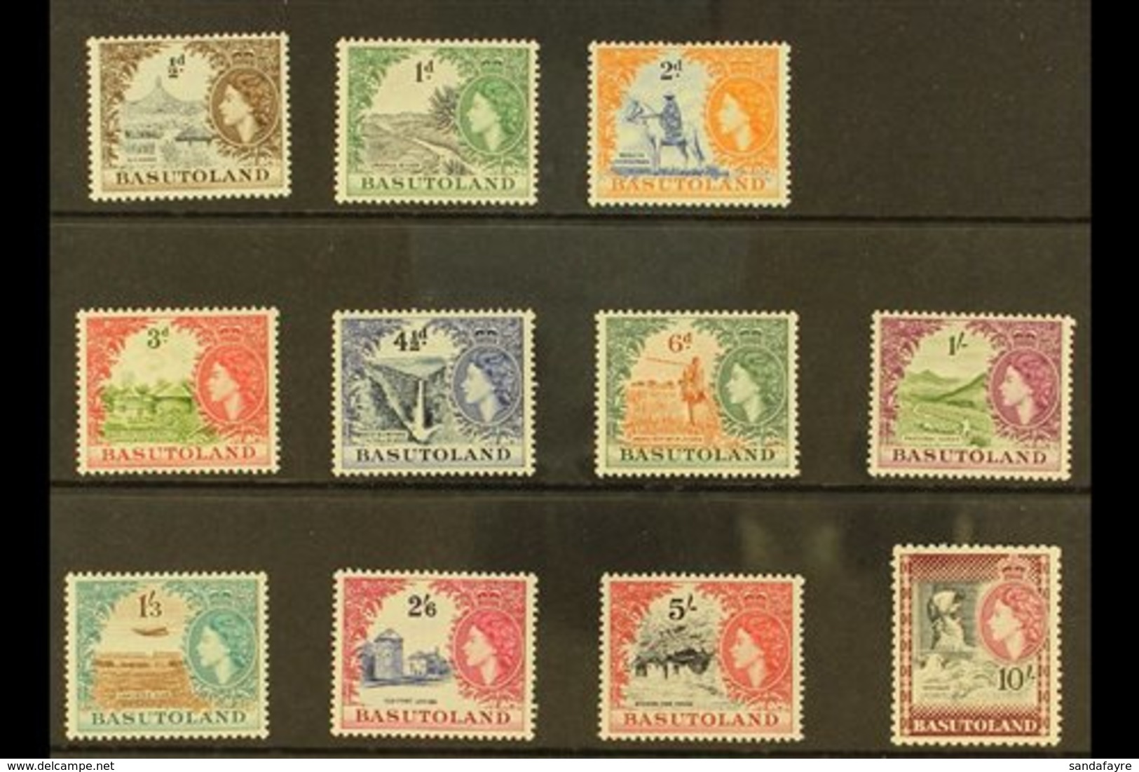 \Y 1954-58\Y Complete Definitive Set, SG 43/53, Never Hinged Mint (11 Stamps) For More Images, Please Visit Http://www.s - Autres & Non Classés