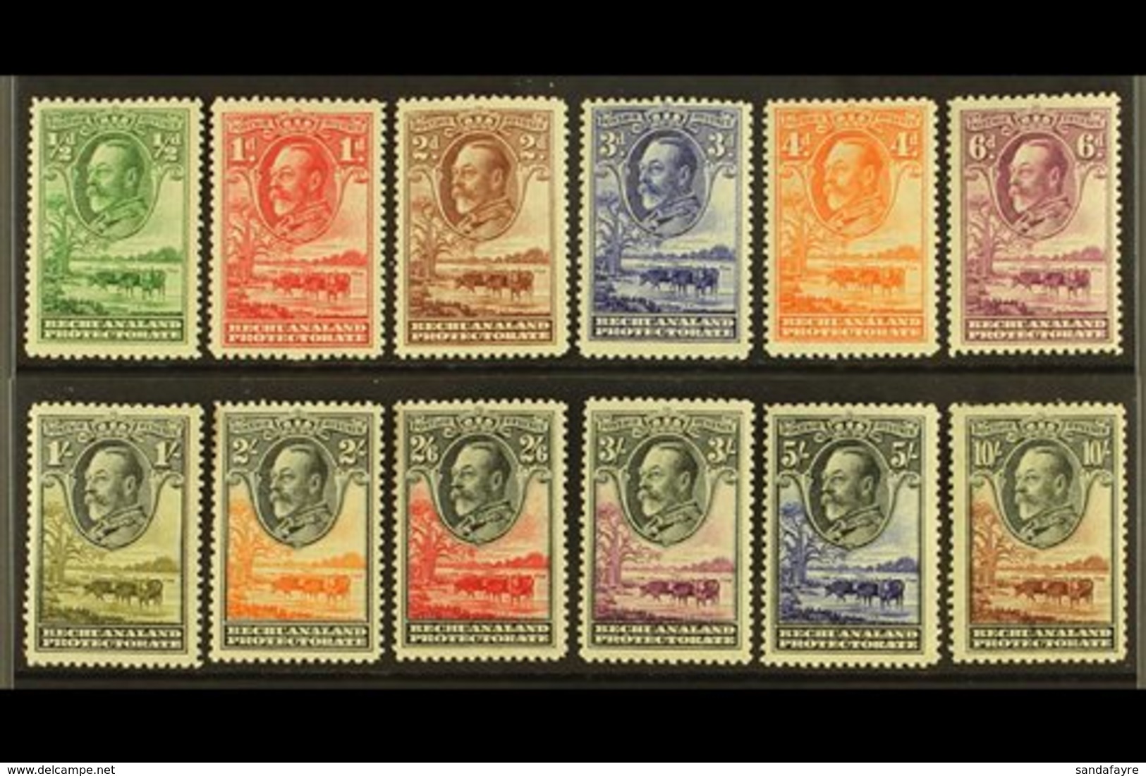 \Y 1932\Y KGV Pictorial Definitives Complete Set, SG 99/110, Very Fine Mint. (12 Stamps) For More Images, Please Visit H - Autres & Non Classés