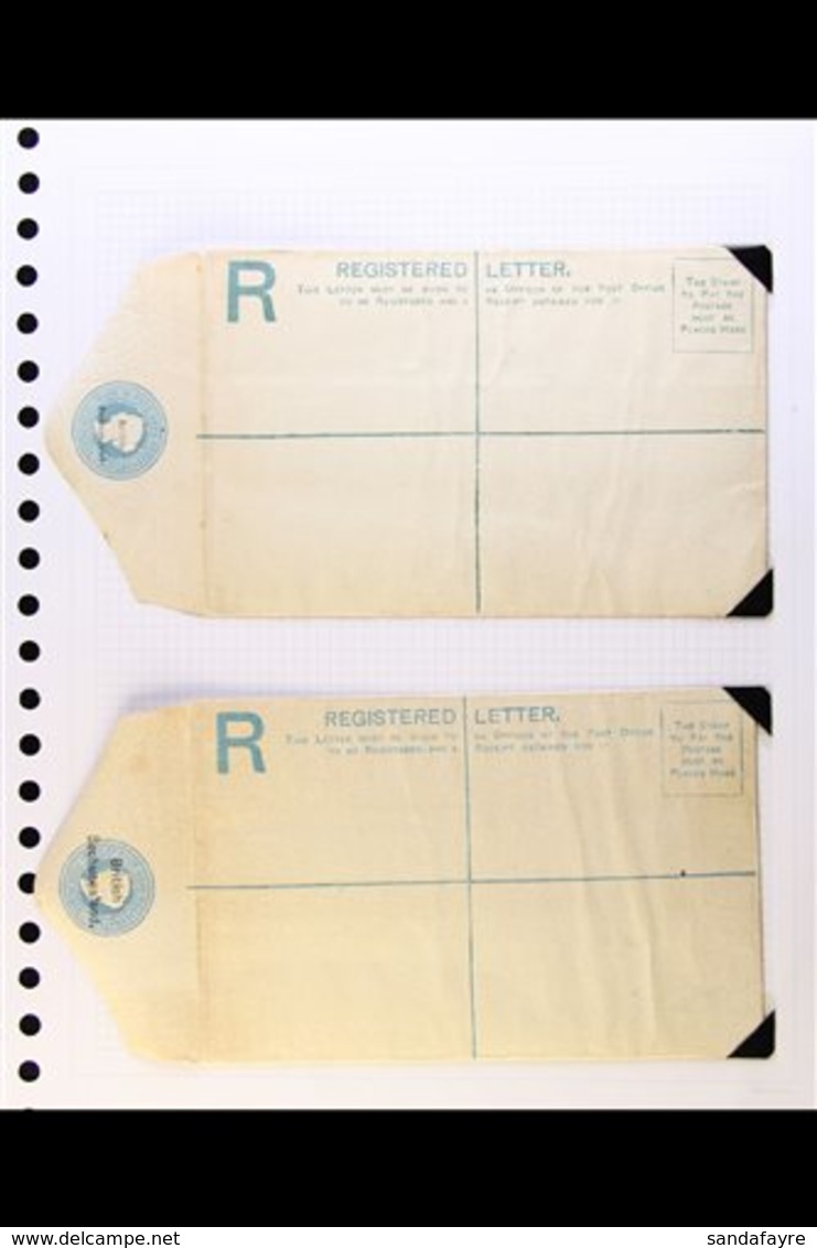 \Y POSTAL STATIONERY\Y 1885-1961 Fine Unused All Different Collection, With Postal Cards (2), Registered Envelopes (6) A - Autres & Non Classés