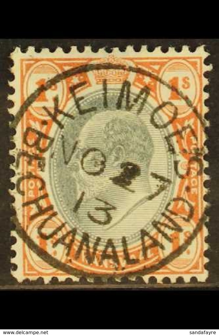 \Y TRANSVAAL USED IN.\Y Transvaal 1905 1s Black And Red-brown Cancelled Superb "KEIMOES / BECHUANALAND" Cds Of 27th Nov  - Other & Unclassified