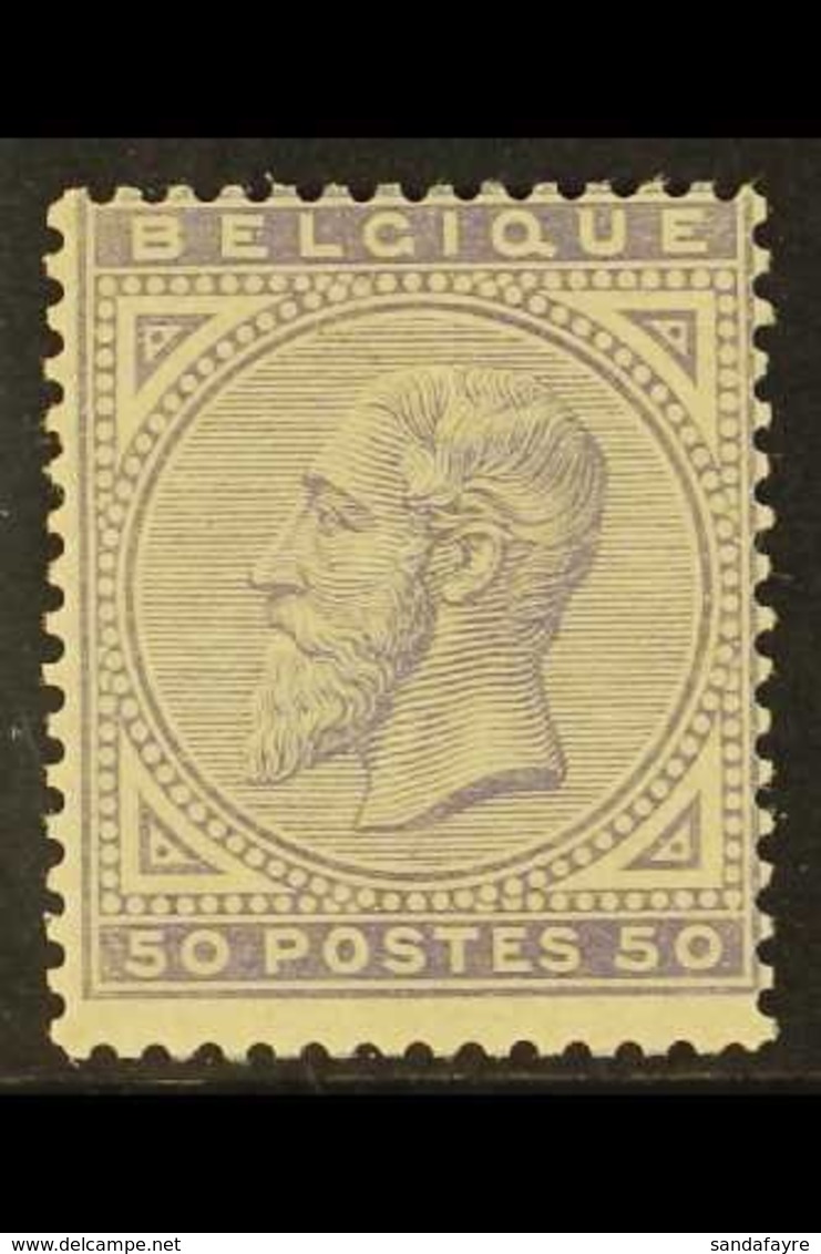 \Y 1883\Y 50c Violet King (COB 41, SG 66, Michel 38), Mint, Some Gum Creases, Centered To Top Right, Lovely Fresh Colour - Autres & Non Classés