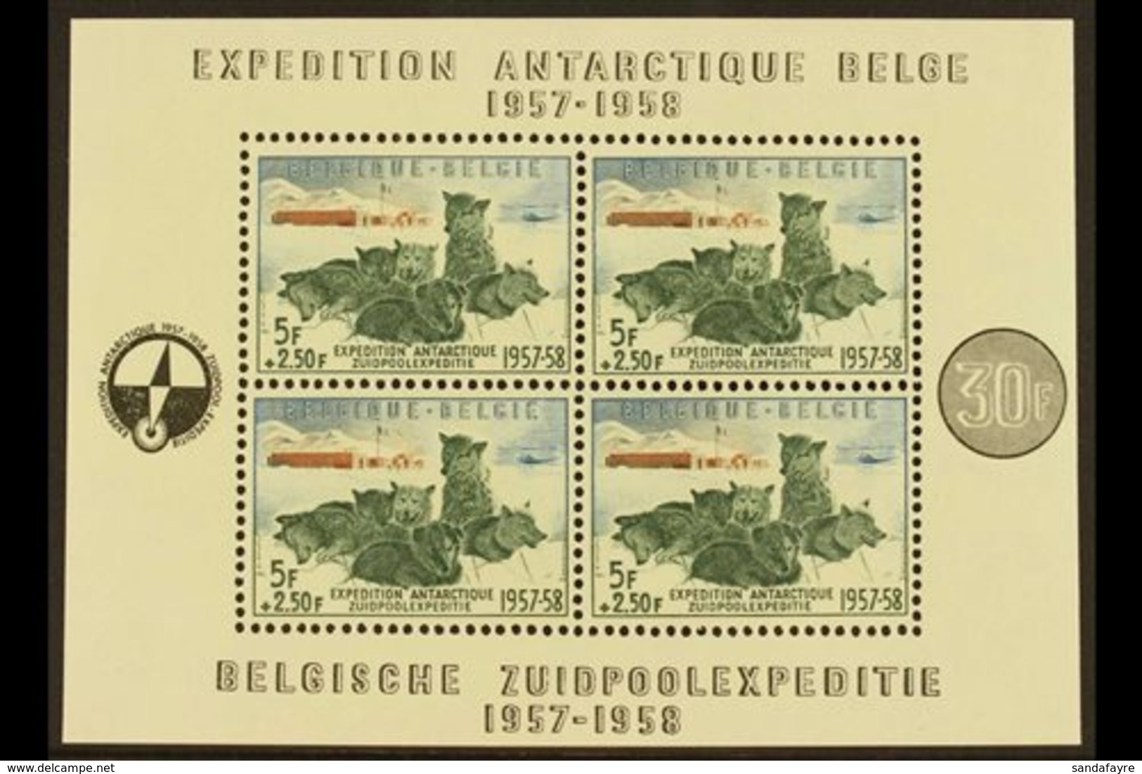 \Y 1957-58\Y Antarctic Exploration Miniature Sheet, Cob Block 31, SG MS1620, Never Hinged Mint (1 M/s) For More Images,  - Other & Unclassified