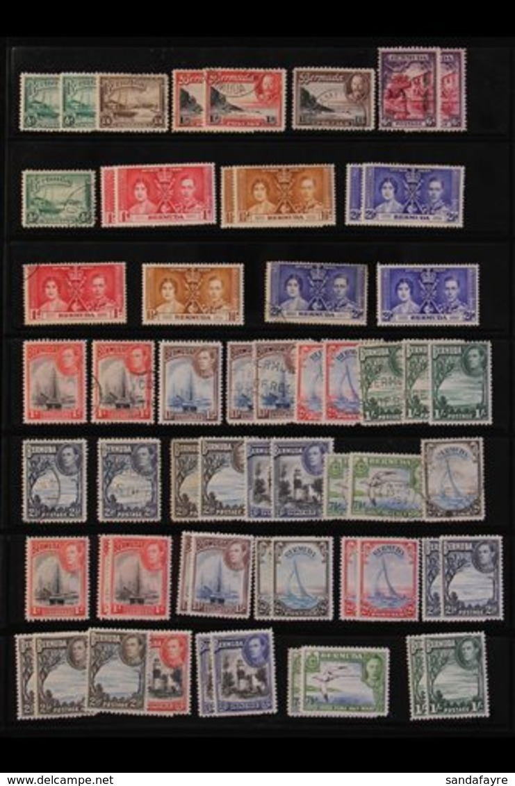 \Y 1883-2000s MINT & USED ACCUMULATION\Y An Interesting Accumulation On Stock Pages Full Of Stamps, Briefly We See Small - Bermuda