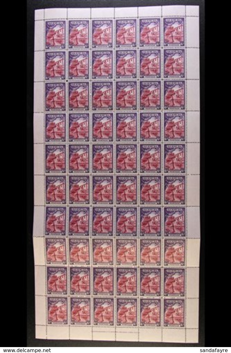 \Y 1936 6d COMPLETE SHEETS, SG 104 / 104a.\Y An Attractive Pair Of COMPLETE SHEETS Of 60 With Selvedge To All Sides. Bot - Bermuda