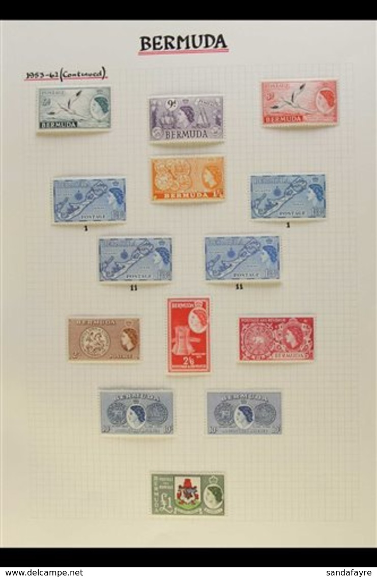 \Y 1953-93 VERY FINE MINT COLLECTION\Y A Lovely Complete Collection Of Stamp Issues From 1953 Coronation Through To 1993 - Bermuda
