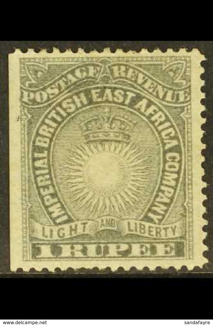 \Y 1890\Y 1r Grey, SG 15, Mint With Large Part Gum, Marginal Straight Edge At Left. For More Images, Please Visit Http:/ - British East Africa