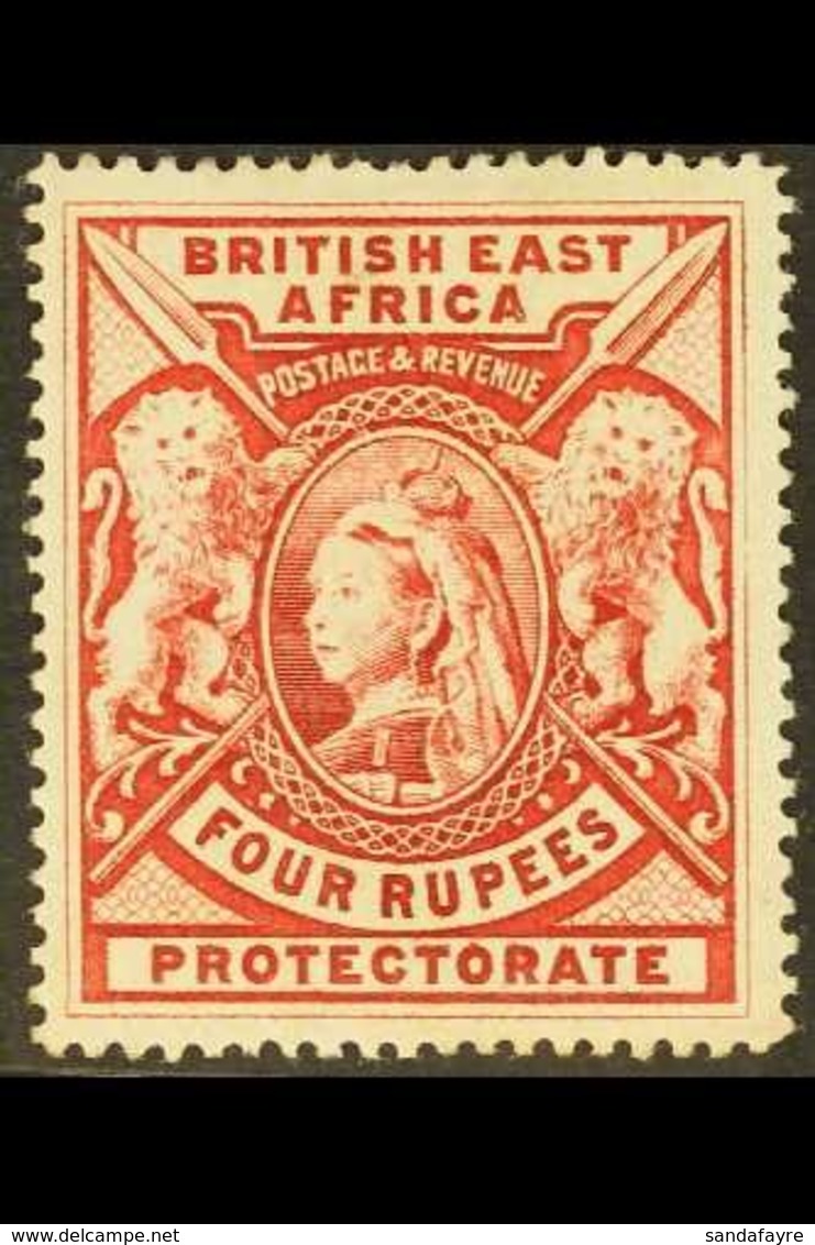 \Y 1897\Y 4r Carmine, SG 95, Mint With Large Part Gum. For More Images, Please Visit Http://www.sandafayre.com/itemdetai - British East Africa