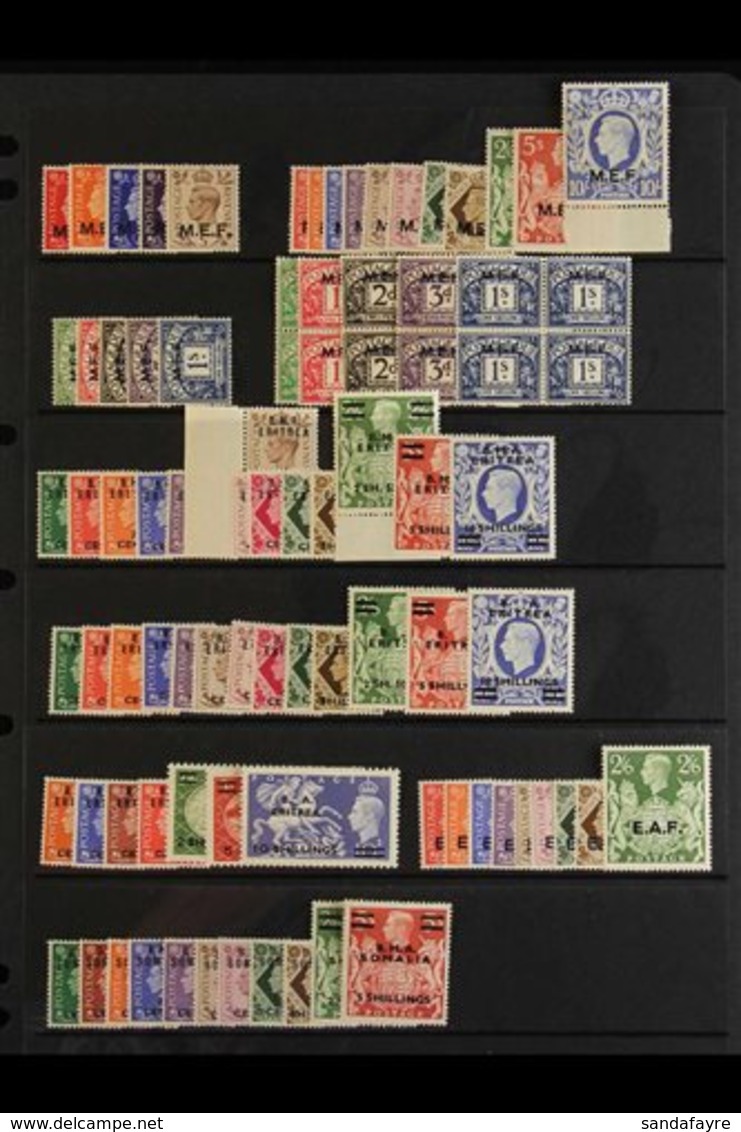 \Y 1942 - 1950 FRESH MINT COLLECTION\Y Lovely Range Of Fresh Mint Sets Including Postage Dues, Cat £800+ (130+ Stamps) F - Italian Eastern Africa