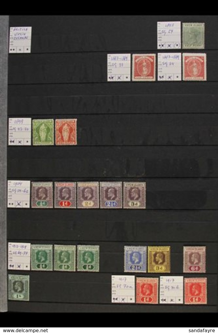 \Y 1883-1970 FINE MINT / NEVER HINGED MINT COLLECTION\Y Includes A Range Of QV To KGV Issues With 1935 Silver Jubilee Se - Iles Vièrges Britanniques