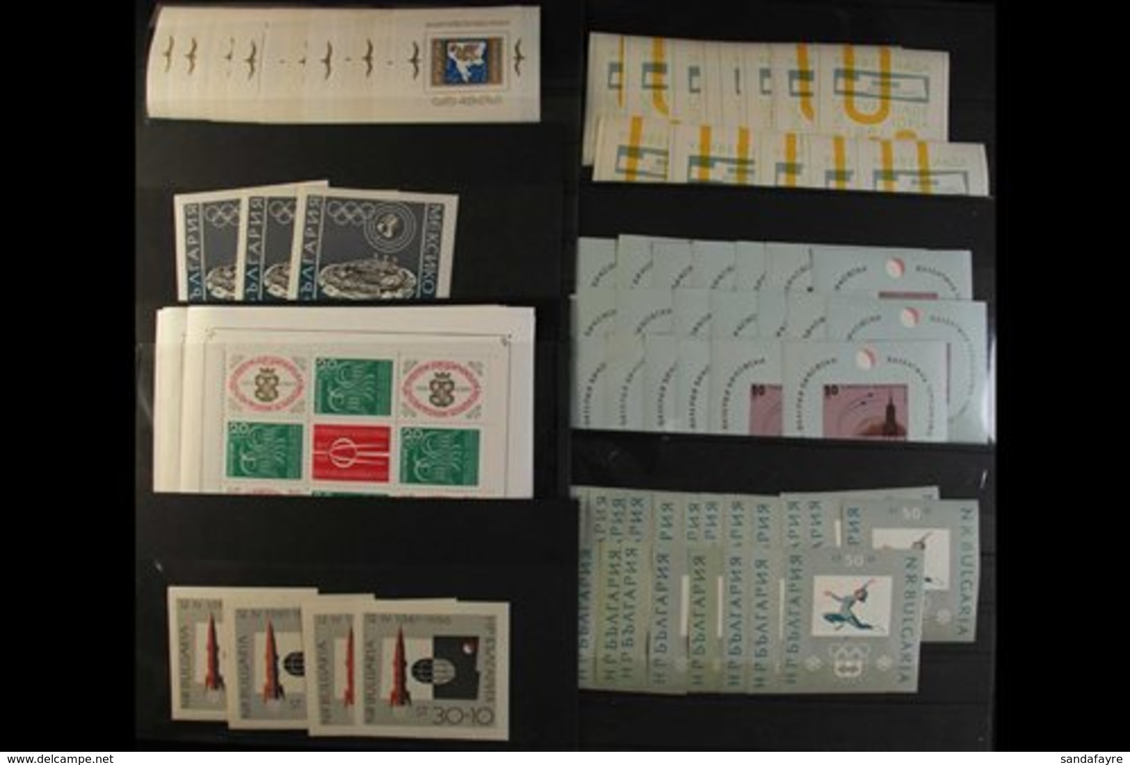 \Y 1961-1989 MINIATURE SHEETS.\Y NEVER HINGED MINT ACCUMULATION Of Mini-sheets & Se-tenant Sheetlets With Some Duplicati - Sonstige & Ohne Zuordnung