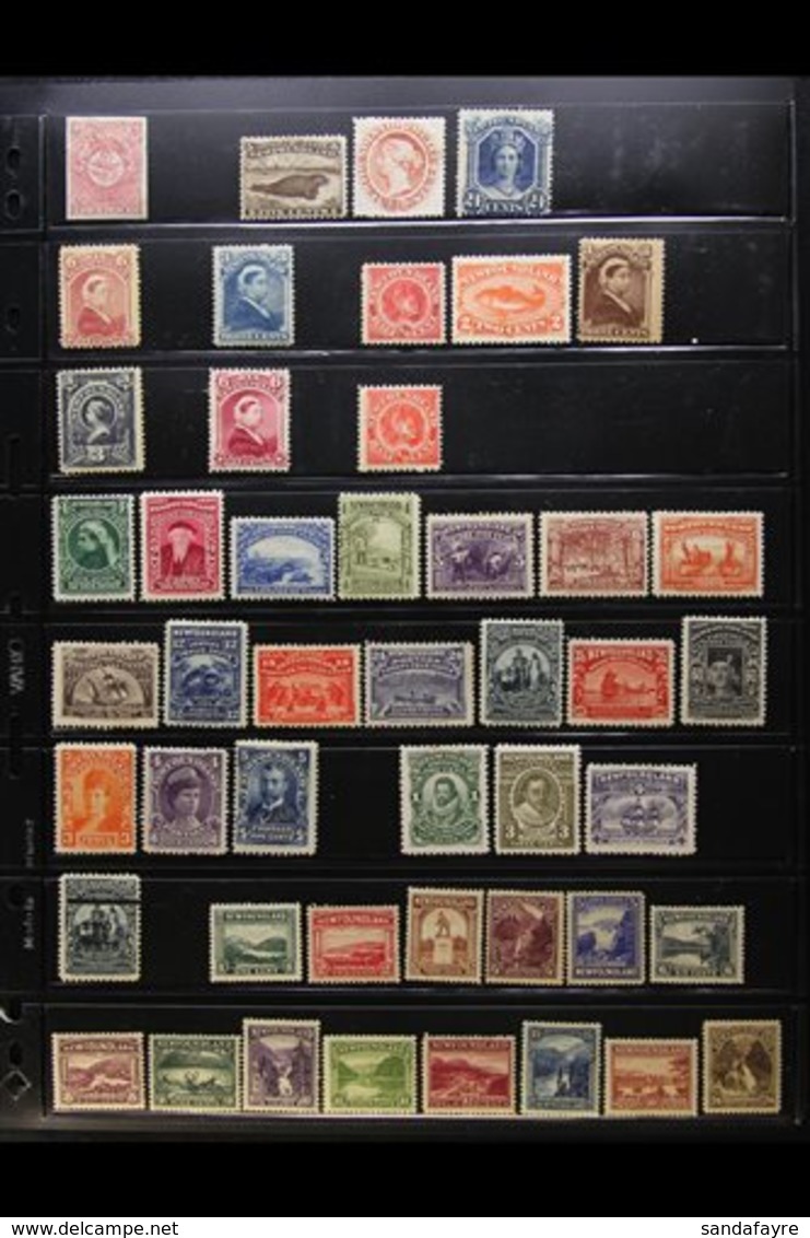 \Y 1862-1947 MINT COLLECTION\Y On Stock Pages, ALL DIFFERENT, Inc 1862-64 4d, 1865-50 5c (expertly Repaired, Regummed, C - Other & Unclassified