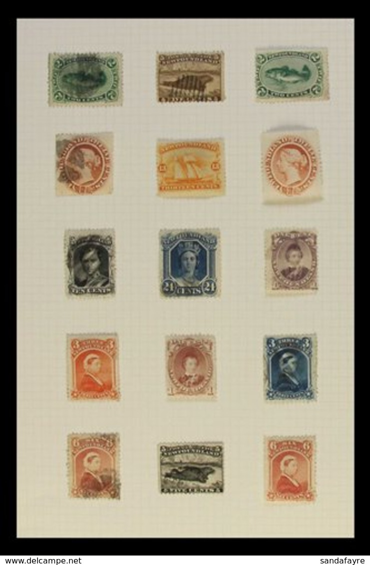 \Y 1865 - 1918 VERY FINE MINT AND USED SELECTION\Y Highly Attractive Collection With 1865 2c Yellowish Green Codfish, Us - Autres & Non Classés