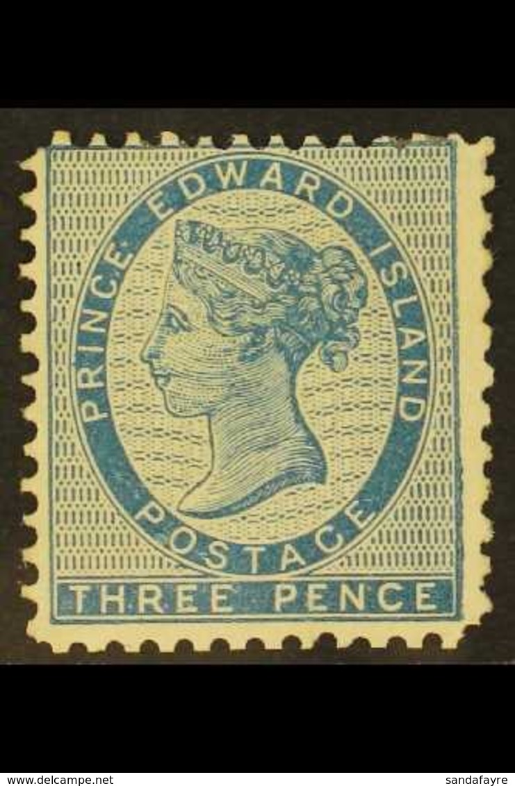 \Y 1862-9\Y 3d Blue, Compound Perf 12 On Three Sides, 11 On The Other, SG 23, Fine Mint. For More Images, Please Visit H - Other & Unclassified