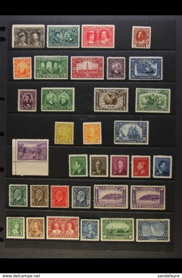 \Y 1908-52 MINT SELECTION.\Y An Assembly Of Mint Issues Presented On Stock Pages That Includes KGV Era With 1928-29 50c  - Other & Unclassified