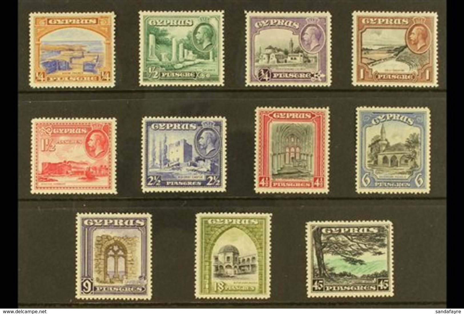 \Y 1934\Y Definitives Complete Set, SG 133/43, Very Fine Mint. Fresh And Attractive! (11 Stamps) For More Images, Please - Other & Unclassified