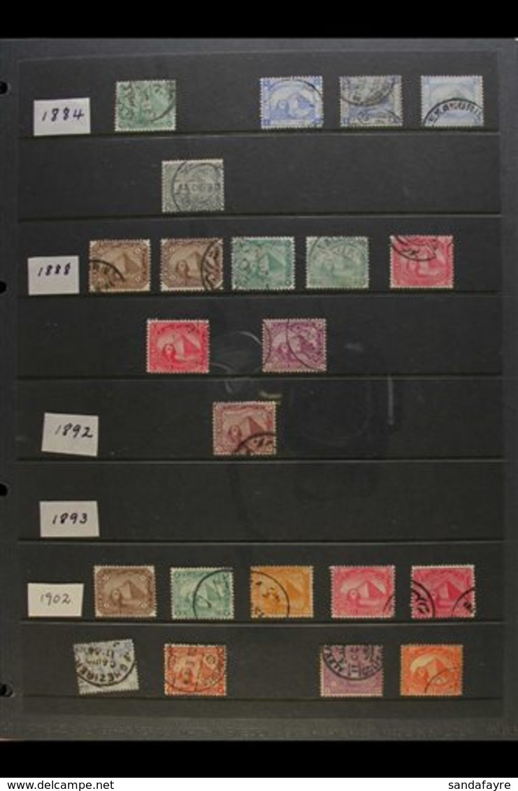 \Y 1879-1972 FINE ALL DIFFERENT COLLECTION\Y A Mint And Used Collection Which Includes A Range Of "Sphinx And Pyramid" I - Other & Unclassified