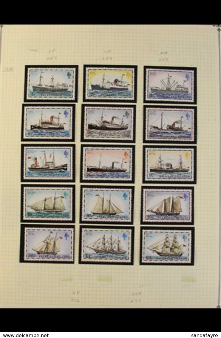 \Y 1953-2013 QEII ALL DIFFERENT COLLECTION\Y An Attractive, ALL DIFFERENT Mint & Used Collection, Early Issues Presented - Falklandinseln