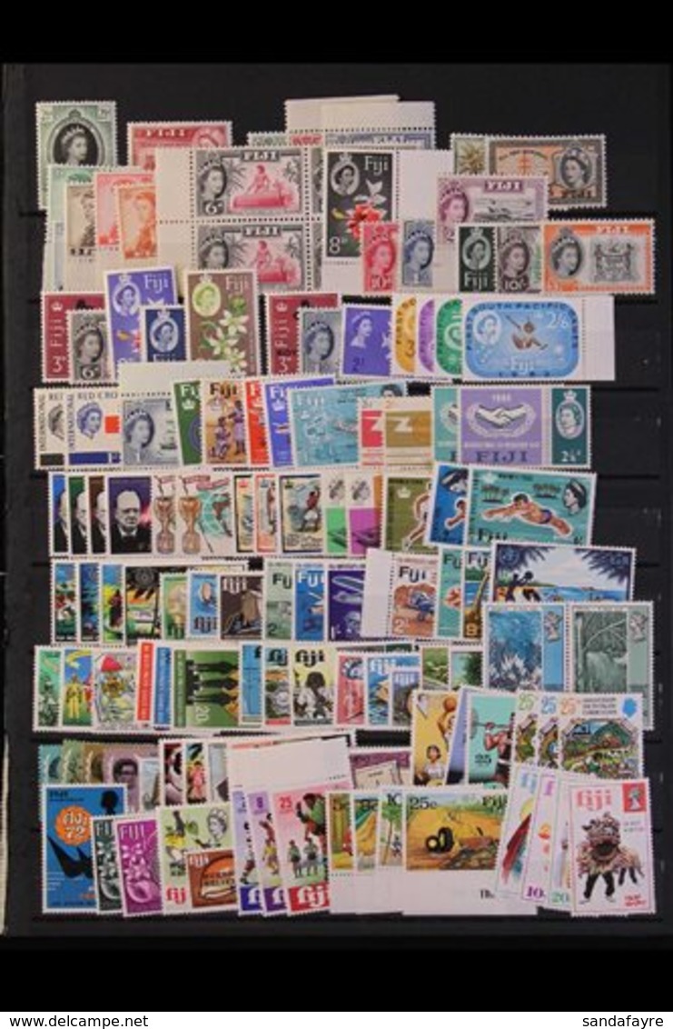 \Y 1953-88 NEVER HINGED MINT COLLECTION.\Y An All Different Collection, Mainly Of Complete Sets Presented On Stock Book  - Fidschi-Inseln (...-1970)