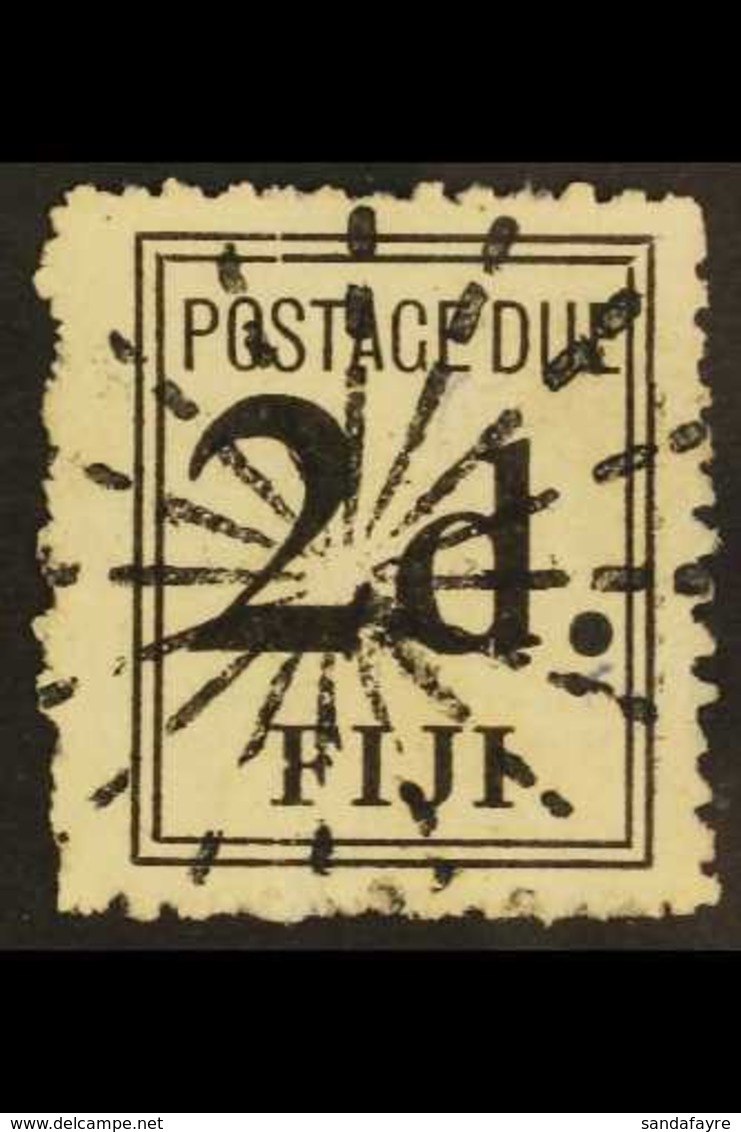 \Y POSTAGE DUE\Y 1918 2d Black Narrow Setting, SG D5c, Fine Used, Very Scarce, For More Images, Please Visit Http://www. - Fidschi-Inseln (...-1970)