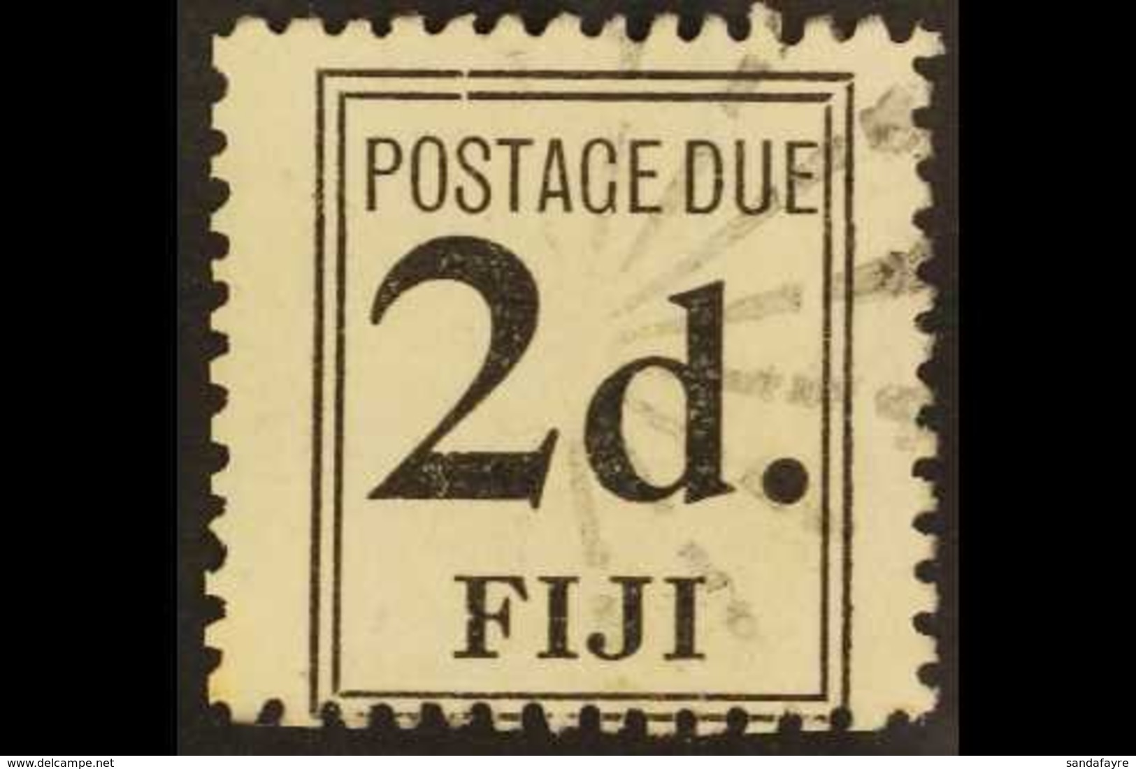 \Y POSTAGE DUE\Y 1917 2d Black, SG D3, Very Fine Used. For More Images, Please Visit Http://www.sandafayre.com/itemdetai - Fiji (...-1970)