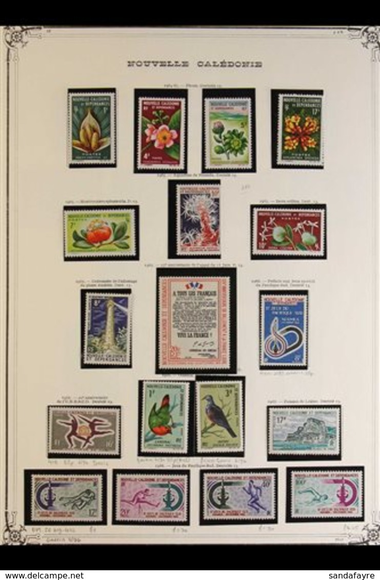 \Y NEW CALEDONIA\Y 1958 -1993 Highly Complete NEVER HINGED MINT Collection On Yvert Printed Pages, Virtually Complete To - Sonstige & Ohne Zuordnung