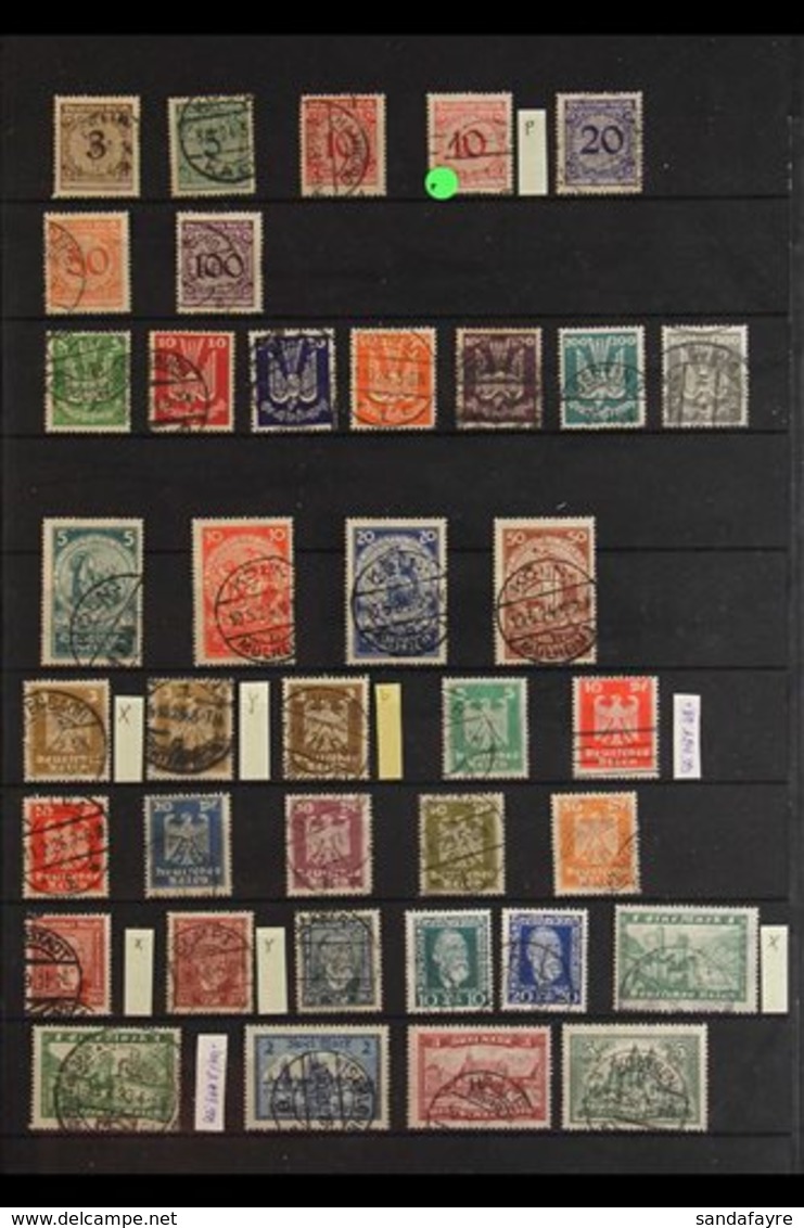 \Y 1923-1932 COMPREHENSIVE USED COLLECTION\Y On Stock Pages, All Different, Almost COMPLETE From December 1923 Through T - Other & Unclassified