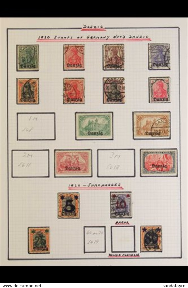 \Y 1920-1939 COLLECTION\Y On Leaves, ALL DIFFERENT Fine Mint & Used Stamps, Includes 1937 DAPOSTA Both Mini-sheets Used  - Other & Unclassified