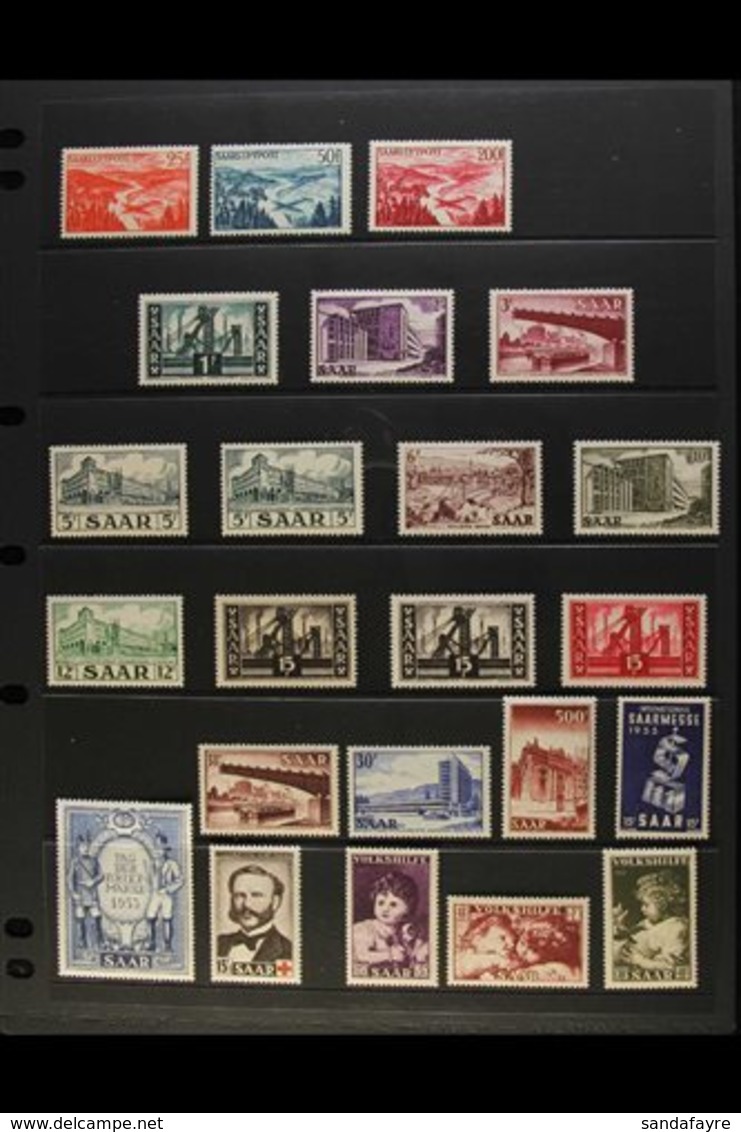 \Y 1948-55 ALL DIFFERENT NHM COLLECTION\Y An Attractive Collection Presented On A Pair Of Stock Pages. Includes 1948 Air - Other & Unclassified