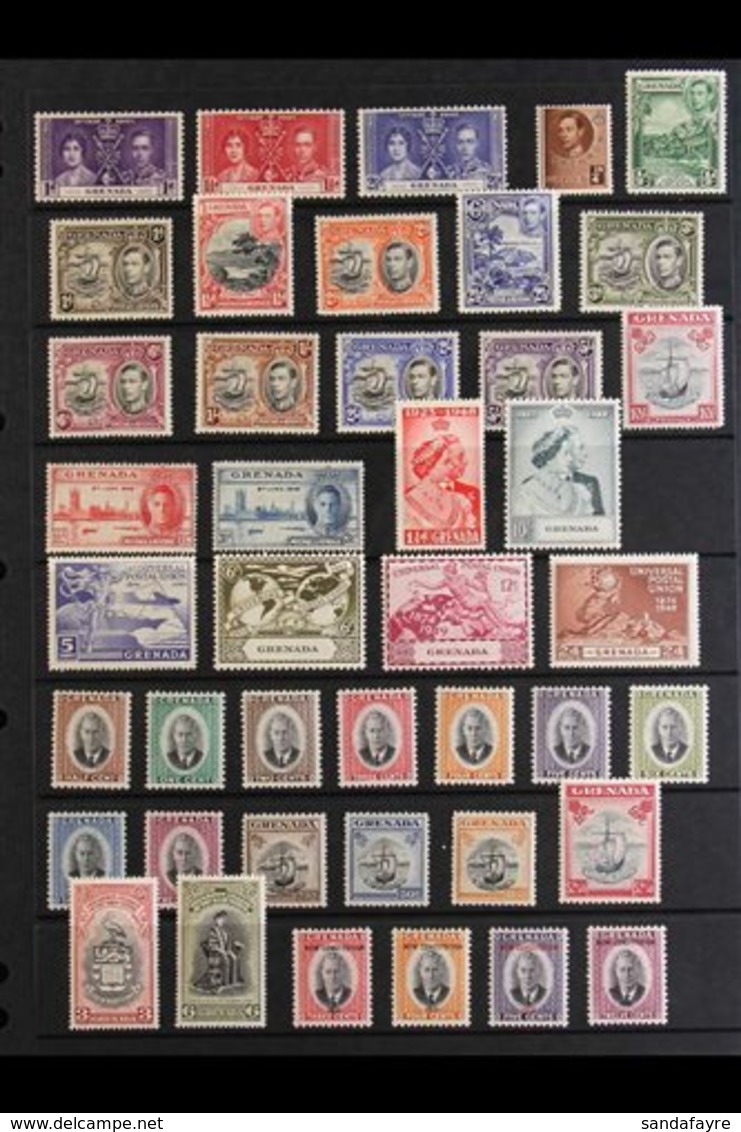 \Y 1937-1951 KGVI COMPLETE VERY FINE MINT\Y A Delightful Complete Basic Run From The 1937 Coronation (SG 149) Right Thro - Grenada (...-1974)