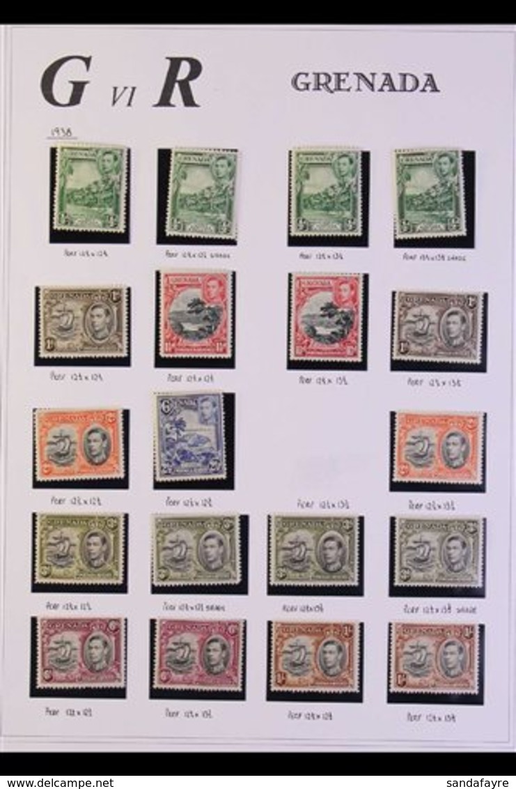 \Y 1937-51 FINE MINT COLLECTION\Y An Attractive All Different Collection Which Includes 1938-50 Definitives Good Range O - Grenada (...-1974)