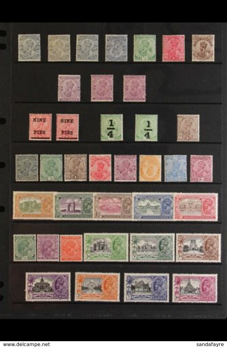 \Y 1911-1950 OLD TIME MINT COLLECTION\Y A Small But Useful, ALL DIFFERENT Mint Collection Presented On Stock Pages With  - Other & Unclassified