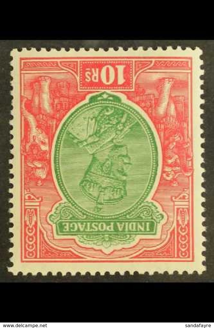\Y 1926-33\Y 10R Green And Scarlet, Watermark Inverted, Very Lightly Hinged Mint. For More Images, Please Visit Http://w - Other & Unclassified