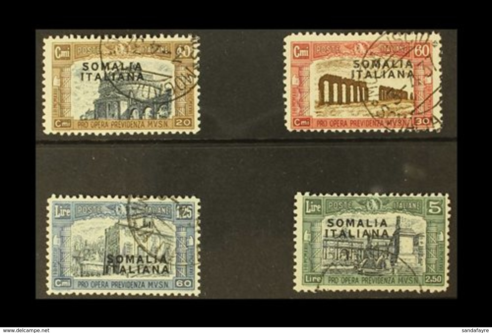 \Y SOMALIA\Y 1927 First National Defence Complete Set (Sass S. 21, SG 104/07), Fine Used. (4 Stamps) For More Images, Pl - Autres & Non Classés