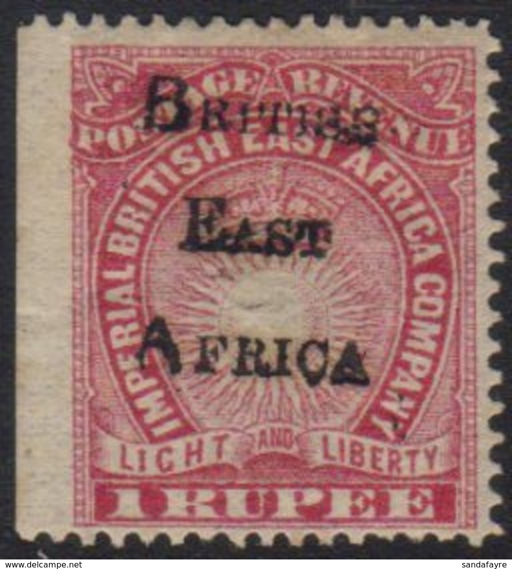 \Y 1895\Y 1r Carmine Handstamped, SG 65, Very Fine Mint, Sheet Edge At Left. For More Images, Please Visit Http://www.sa - Vide