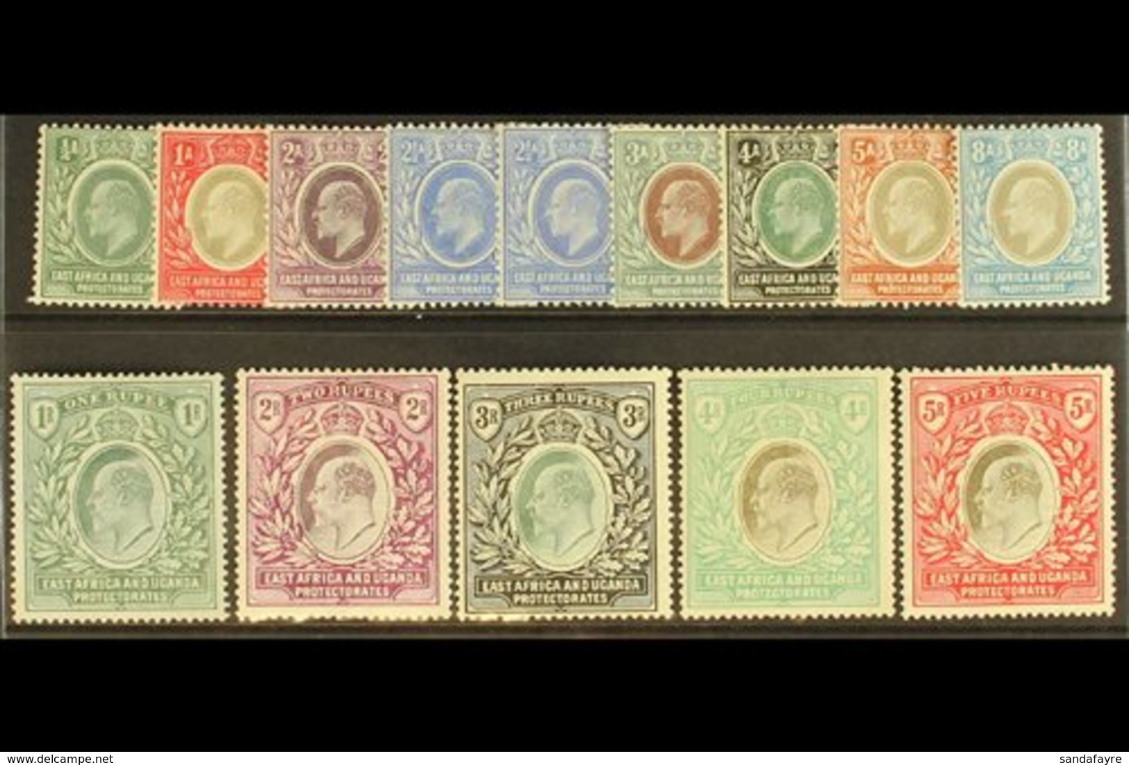 \Y 1904 - 7\Y Ed VII Set To 5r Complete, Wmk MCA, SG 17/30, Very Fine Mint. (13 Stamps) For More Images, Please Visit Ht - Vide