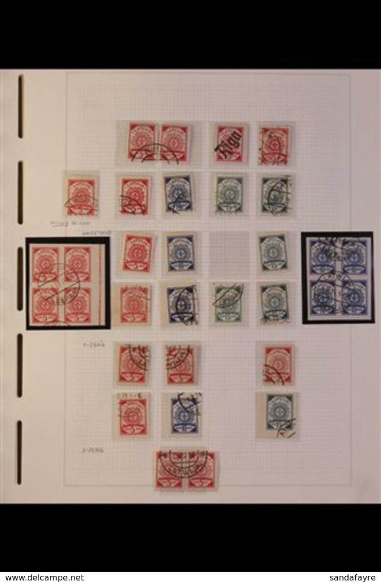 \Y 1918-41 SPECIALISED USED COLLECTION\Y Neatly Presented In An Album In Michel Catalogue Order, Includes Strong Range O - Lettonie