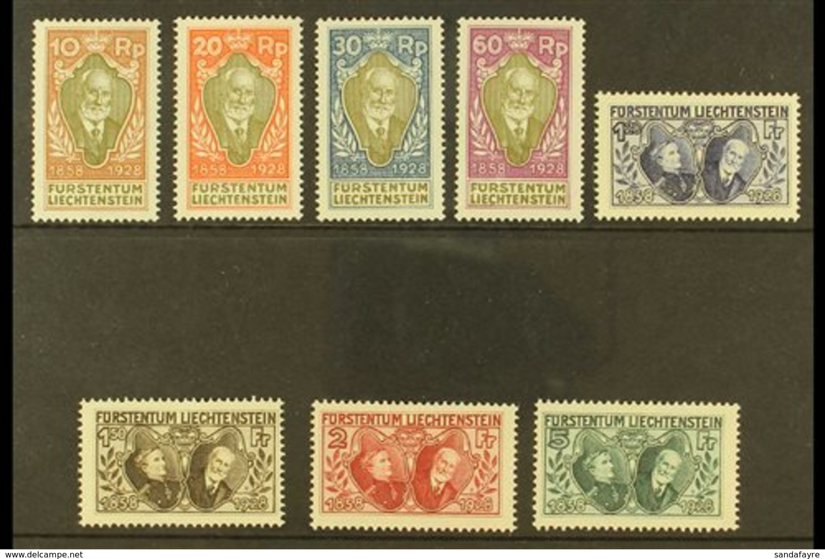 \Y 1928\Y Accession Complete Set (Michel 82/89, SG 84/91), Very Fine Mint, Very Fresh & Attractive. (8 Stamps) For More  - Sonstige & Ohne Zuordnung