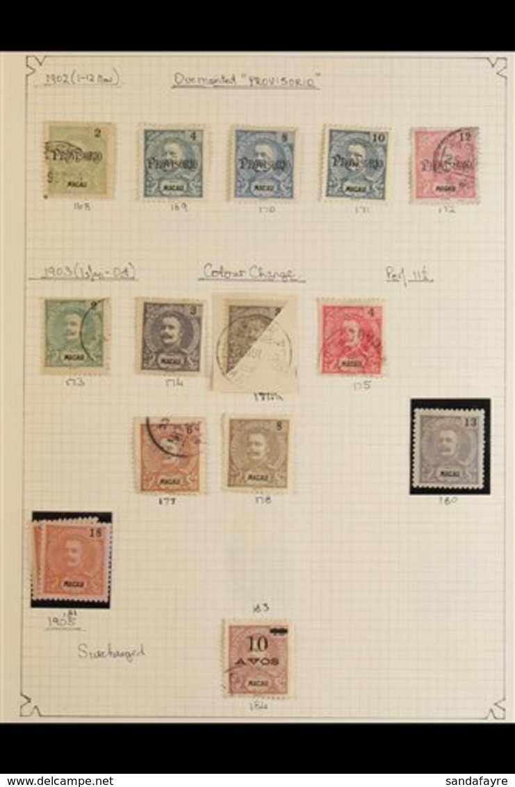 \Y 1894-1942 "OLD TIME" COLLECTION CAT. £2800+\Y Mint/unused And Used On Album Pages A Few Faults But Mainly Fine Condit - Other & Unclassified