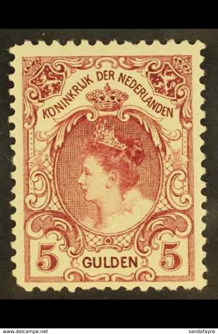 \Y 1899-1910\Y 5g Lake Queen Perf 11x11½ (SG 196c, NVPH 79C, Michel 65 C), Fine Mint, Good Centering, Very Fresh. For Mo - Other & Unclassified