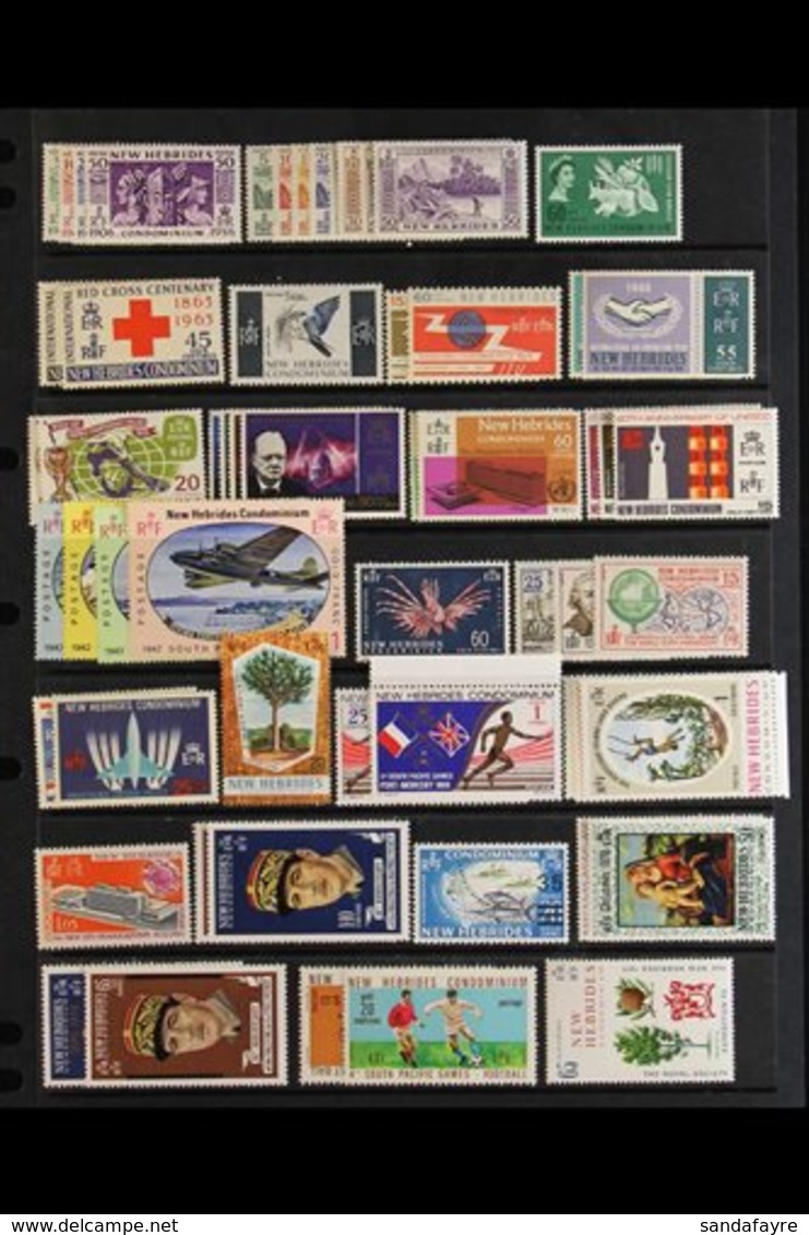 \Y 1956-1980 NEVER HINGED MINT COLLECTION\Y On Stock Pages, ALL DIFFERENT Chiefly Complete Sets, Includes English Issues - Autres & Non Classés