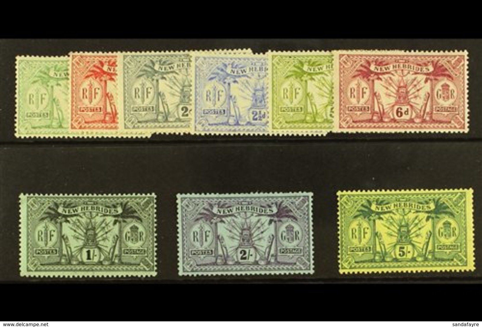 \Y ENGLISH\Y 1911 Complete Definitive Set, SG 18/28, Very Fine Mint. (9 Stamps) For More Images, Please Visit Http://www - Other & Unclassified