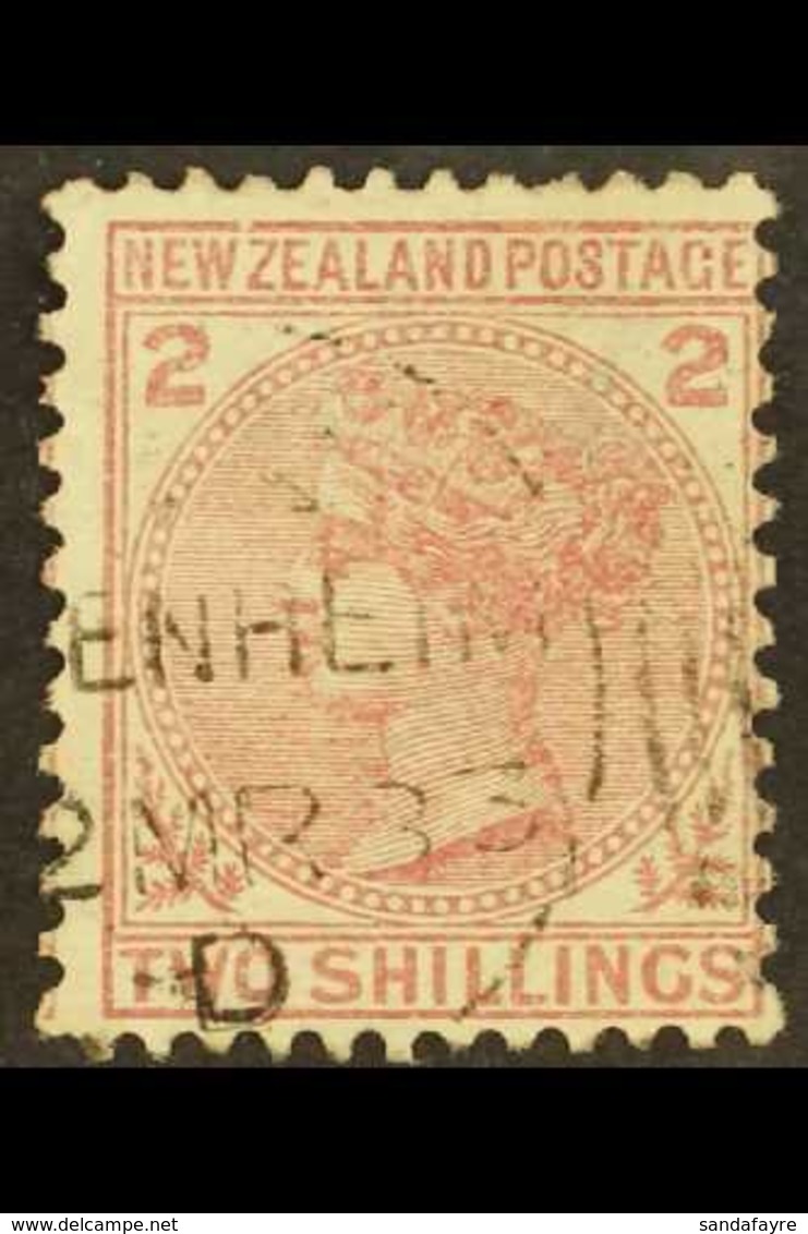 \Y 1878\Y 2s Deep Rose Sideface, SG 185, Fine Used With Clear "Blenheim" Cds Cancel,  A Very Attractive Example Of This  - Autres & Non Classés