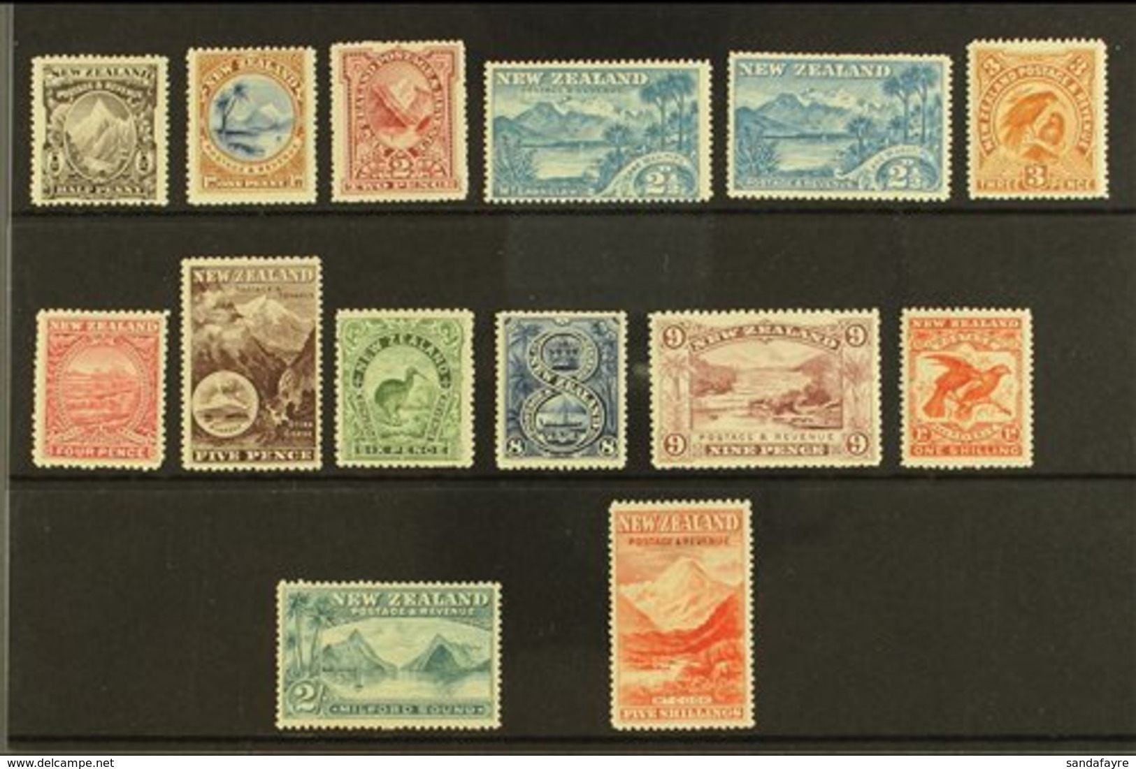 \Y 1898\Y Pictorials Perf 12 To 16 Complete Set Inc Both Types Of 2½d, SG 246/59, Very Fine Mint, All With Nice Centerin - Other & Unclassified