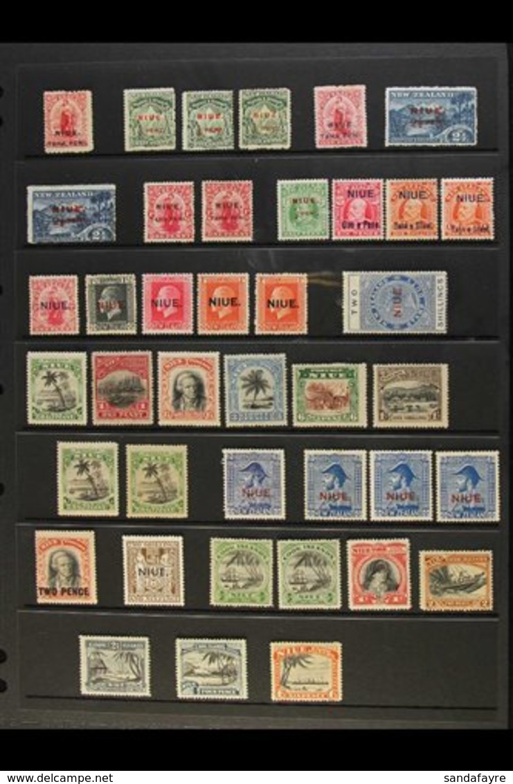 \Y 1902-1976 MINT SELECTION.\Y A Most Useful Mint Range With Some Light Duplication, Sets & Better Values Presented On S - Niue