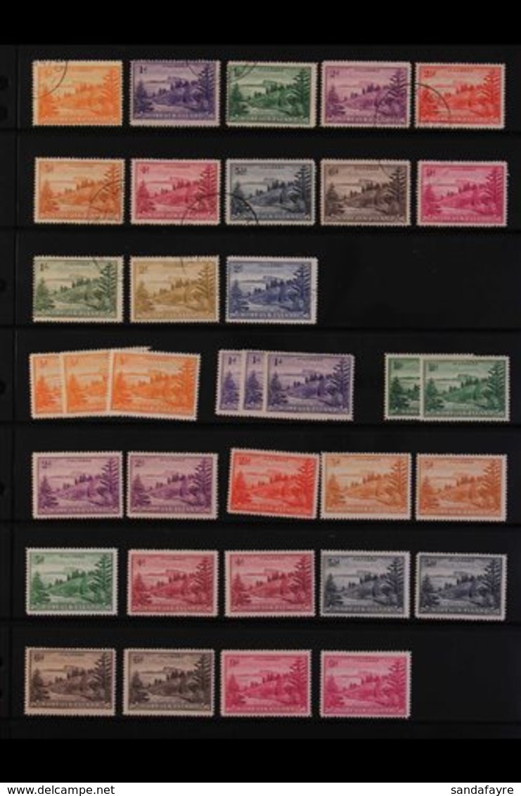 \Y 1947-92 FINE MINT COLLECTION\Y Includes 1947-59 Defins Set (plus Most Values Used), 1960-2 Defins Set Less 5s, 1970-1 - Norfolkinsel