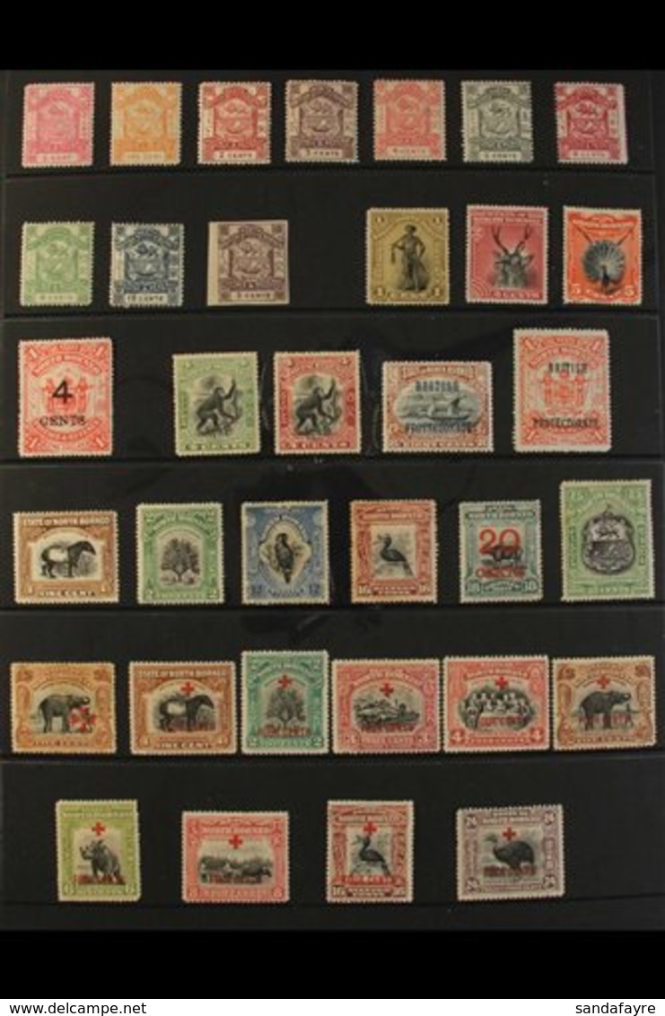 \Y 1888-1931 ALL DIFFERENT OLD TIME MINT COLLECTION\Y Presented On Stock Pages. A Generally Fine/very Fine Condition Ran - North Borneo (...-1963)